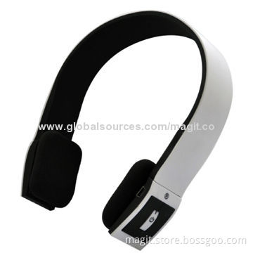 Bluetooth Stereo Headset with 30Hz to 19kHz Frequency Response